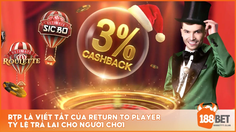 RTP là viết tắt của Return To Player tỷ lệ trả lại cho người chơi