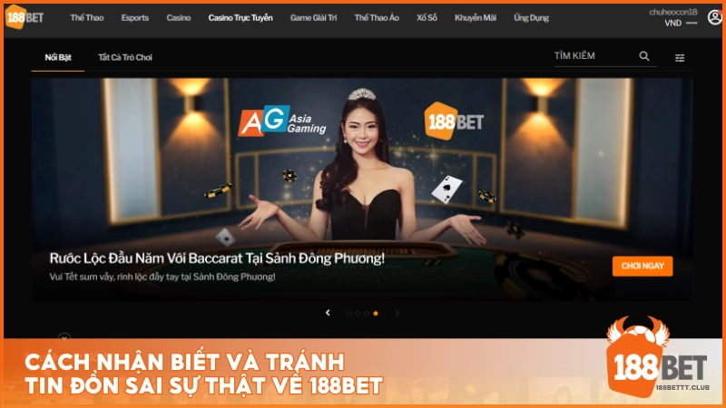 Cách nhận biết và tránh tin đồn sai sự thật về 188BET