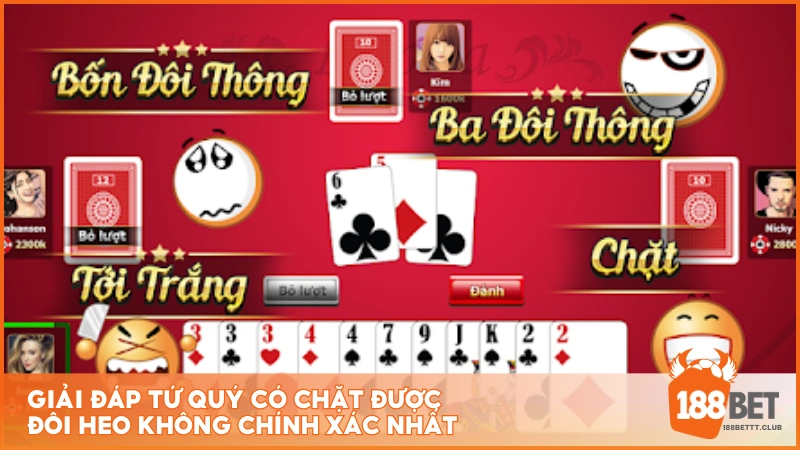 Giải đáp Tứ Quý có chặt được đôi heo không chính xác nhất